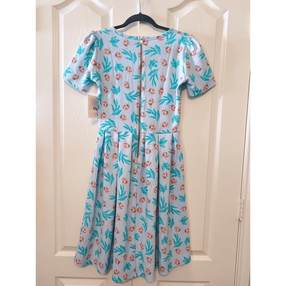 LuLaRoe Woman’s Dress Amelia size S light blue - Picture 2 of 12